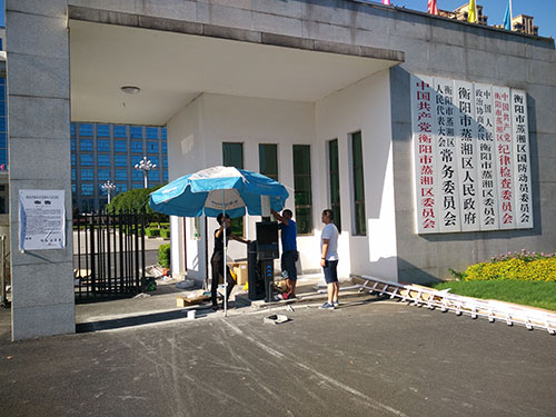 衡陽市蒸湘區(qū)南門車牌識別系統(tǒng)